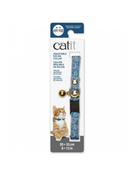 Catit Collar Breakaway Remache Dorado, Corazones