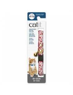 Catit Collar Breakaway Remache Dorado, Flores