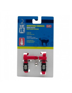 Catit Arnés Breakaway S, Rojo