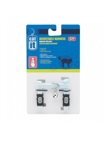 Catit Arnés Breakaway S, Azul Claro