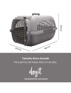 Transportín Pet Voyageur XL Gris 2