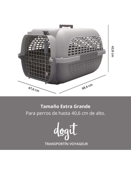 Pet Voyageur X-Grande Gris 66x45x43