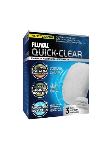 Fluval 105/205 3 Pc Foamex Fino