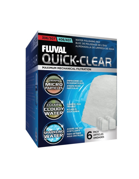 Fluval 306/406 6 Pc Foamex Fino