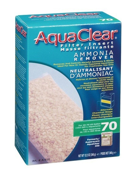 Aquaclear 70 Carga Removedor De Amonio (300)