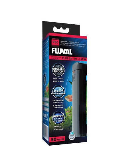 Fluval P50 Pre-set Calentador 24-26 50L