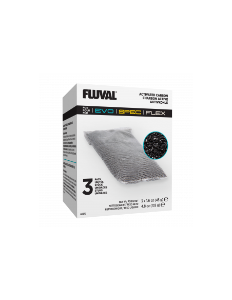 Fluval Flex/Spec/Evo Carbón, 3uds