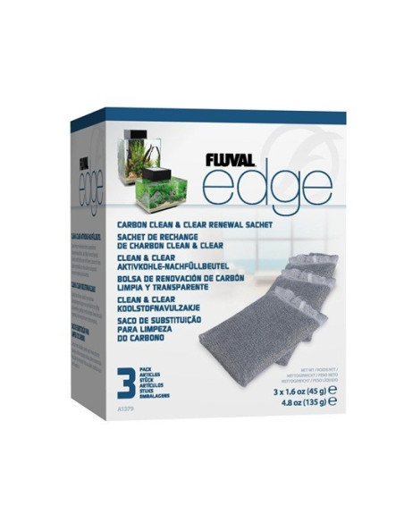 Fluval  Edge Carbón, 3uds