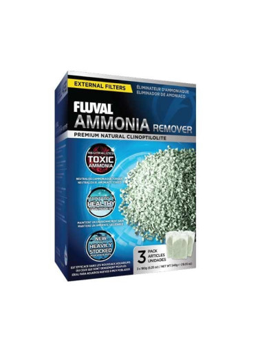 Fluval Eliminador Amonio  3 X 180 Grs