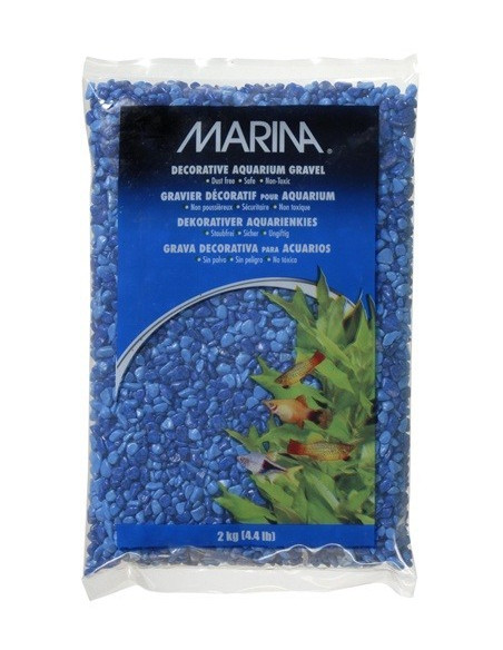 Marina Grava Azul Varios Tonos, 2kg