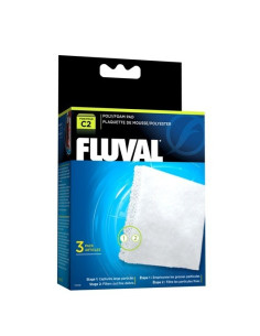Fluval Foamex/Poliester C2, 3uds 2