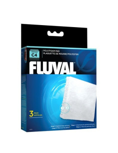 Fluval Foamex/Poliester C4, 3uds 2