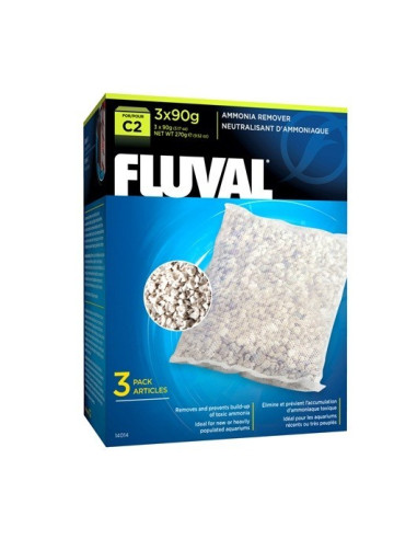 Fluval Eliminador Amoniaco C2, 3uds