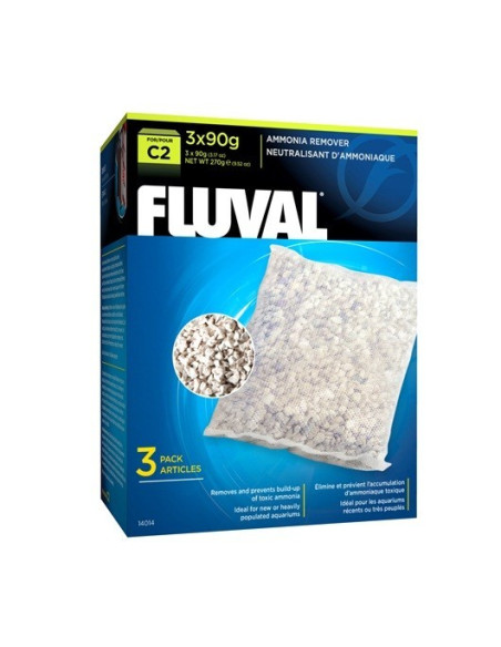Fluval Eliminador Amoniaco C2, 3uds