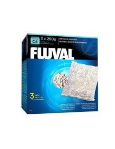 Fluval Eliminador Amoniaco C4, 3uds 2