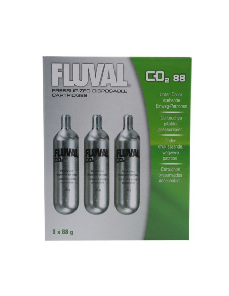 FLUVAL CO2 Recambio 88grs 3 Pc