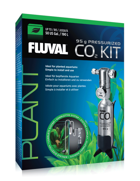 Fluval CO2 Kit Presurizado 95g para 200l