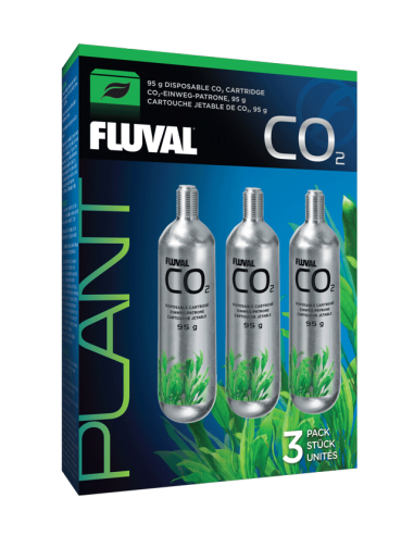 Fluval CO2 Cartucho Desechable 95g 3Pc
