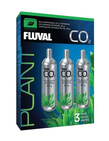 Fluval CO2 Cartucho Desechable 95g 3Pc