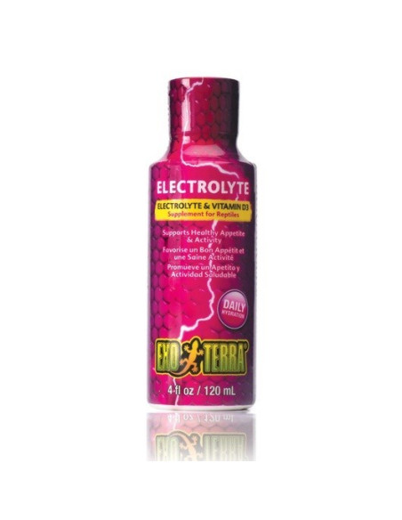 Exo Terra Electrolitos + Vitamina D3, 120ml
