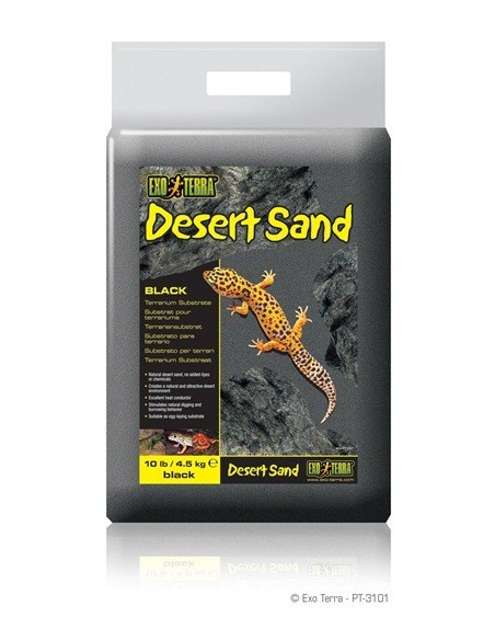 Exo Terra Arena del Desierto Negra 4,5Kg