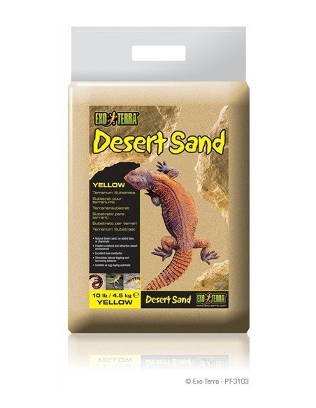 EXO TERRA ARENA DEL DESIERTO AMARILLA 4,5 KG