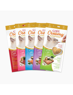 Catit Creamy Superfood Cordero/Quinoa, 4x10g