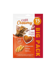 Catit Creamy Pollo 15x10g 2
