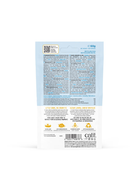 Catit Nuna Snack Proteína  Insecto y Arenque, 60g