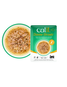 Catit Divine Shreds Atén/Dorada&Wakame, 75g 2