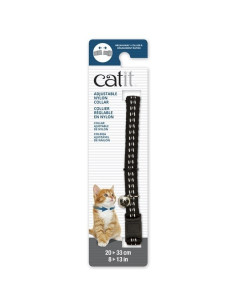 Catit Collar Breakaway Reflectante, Negro 2