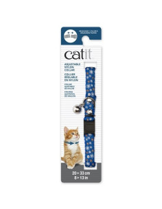 Catit Collar Breakaway Remache Plata, Flores 2