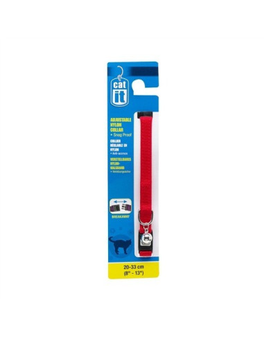 Collar Breakaway Unicolor, Rojo