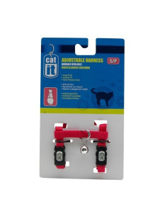 Catit Arnés Breakaway S, Rojo 2