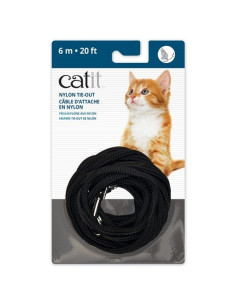 Catit Correa Extra Larga, Negra, 6m 2