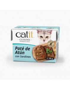 Catit Cuisine Paté de Atún con Sardinas, 95g