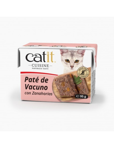 Catit Cuisine Paté de Vacuno con Zanahoria, 95g