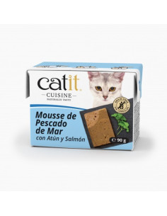 Catit Cuisine Mousse de Pescado de Mar, 90g