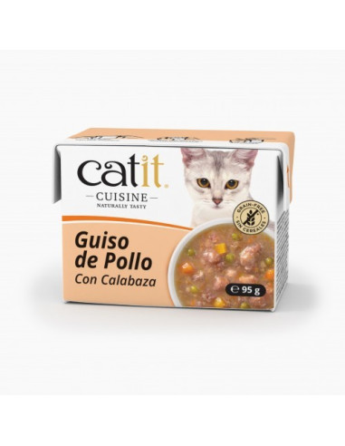 Catit Cuisine Guiso de Pollo con Calabaza, 95g