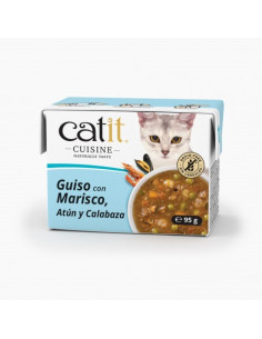 Catit Cuisine Guiso Marisco, Atún y Calabaza, 95g