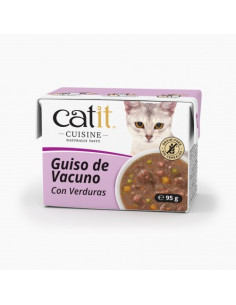 Catit Cuisine Guiso de Vacuno con Verduras, 95g