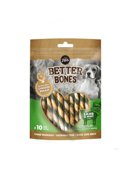 Zoë Better Bones, Twists Envueltos, Cordero, 12,5c