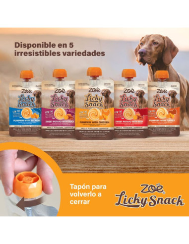 Zoë Licky Snack, Calabaza & Pavo, 85g