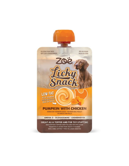 Zoë Licky Snack, Calabaza & Pollo, 85g