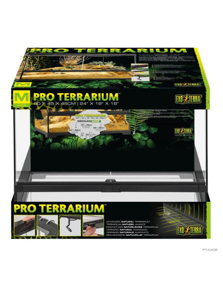 Exo Terra Pro Terrarium, M/Wide, 60x45x45cm